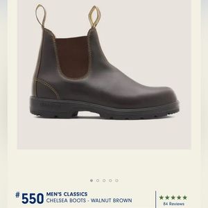 Blundstone - #550 Men’s Classics Chelsea Boots Walnut Brown